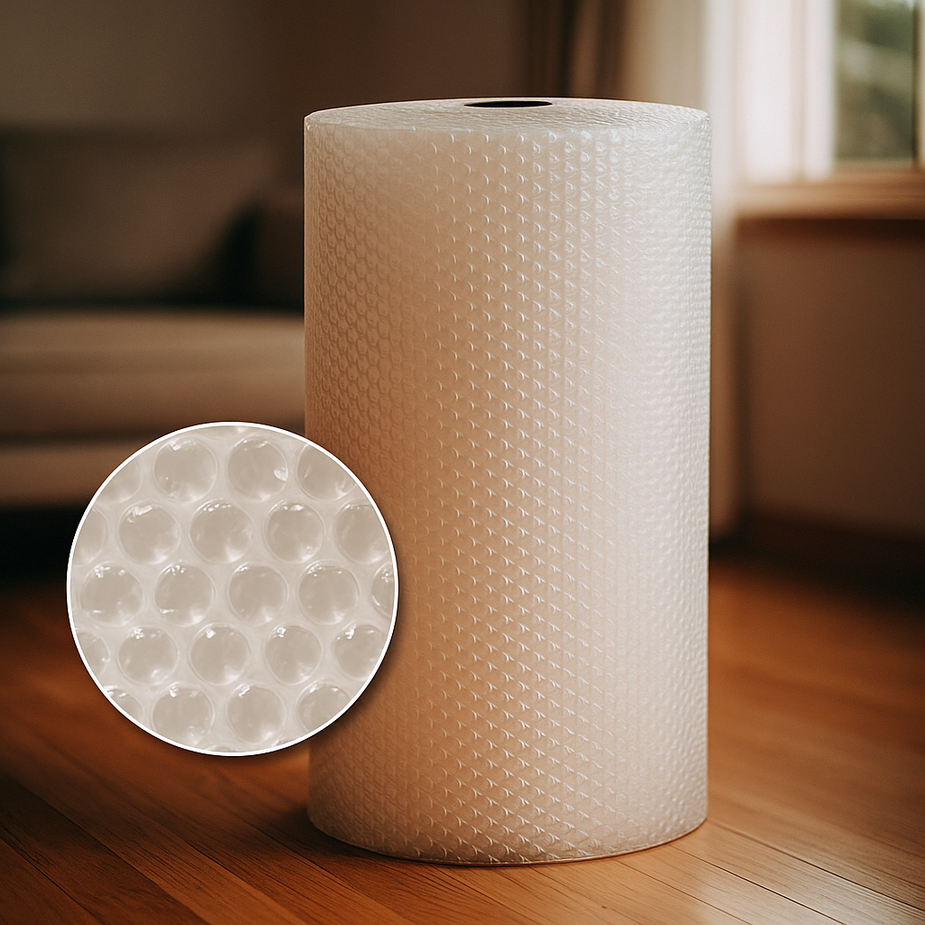 Bobina de Plástico Bolha 1,30m x 100m Biodegradável